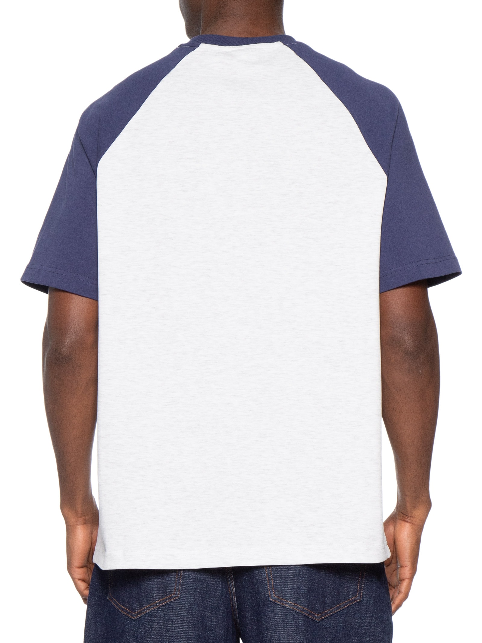 Camiseta Masculina Gola Careca Box Fit Azul Cotton On