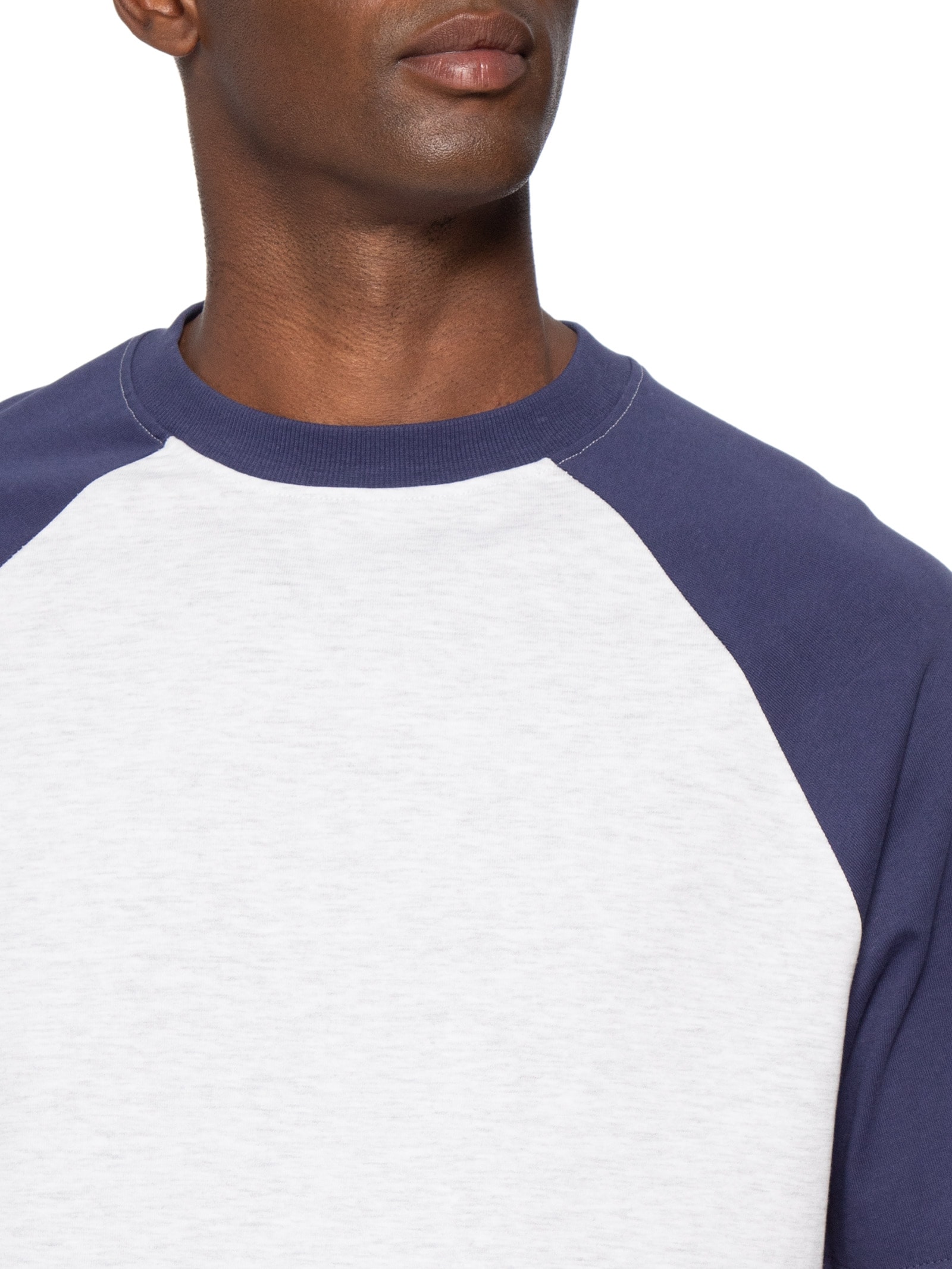 Camiseta Masculina Gola Careca Box Fit Azul Cotton On