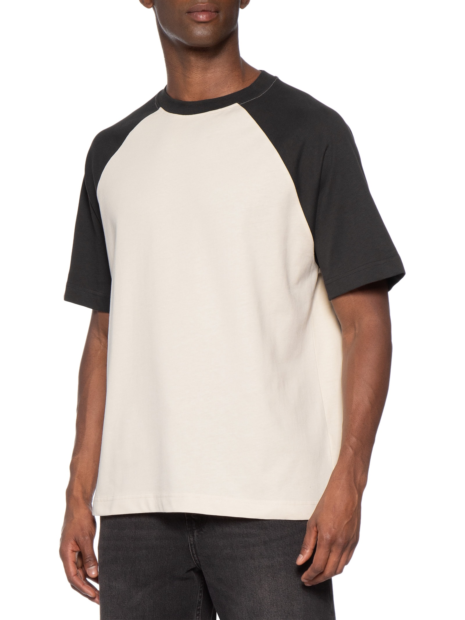 Camiseta Masculina Gola Careca Box Fit Marrom Cotton On