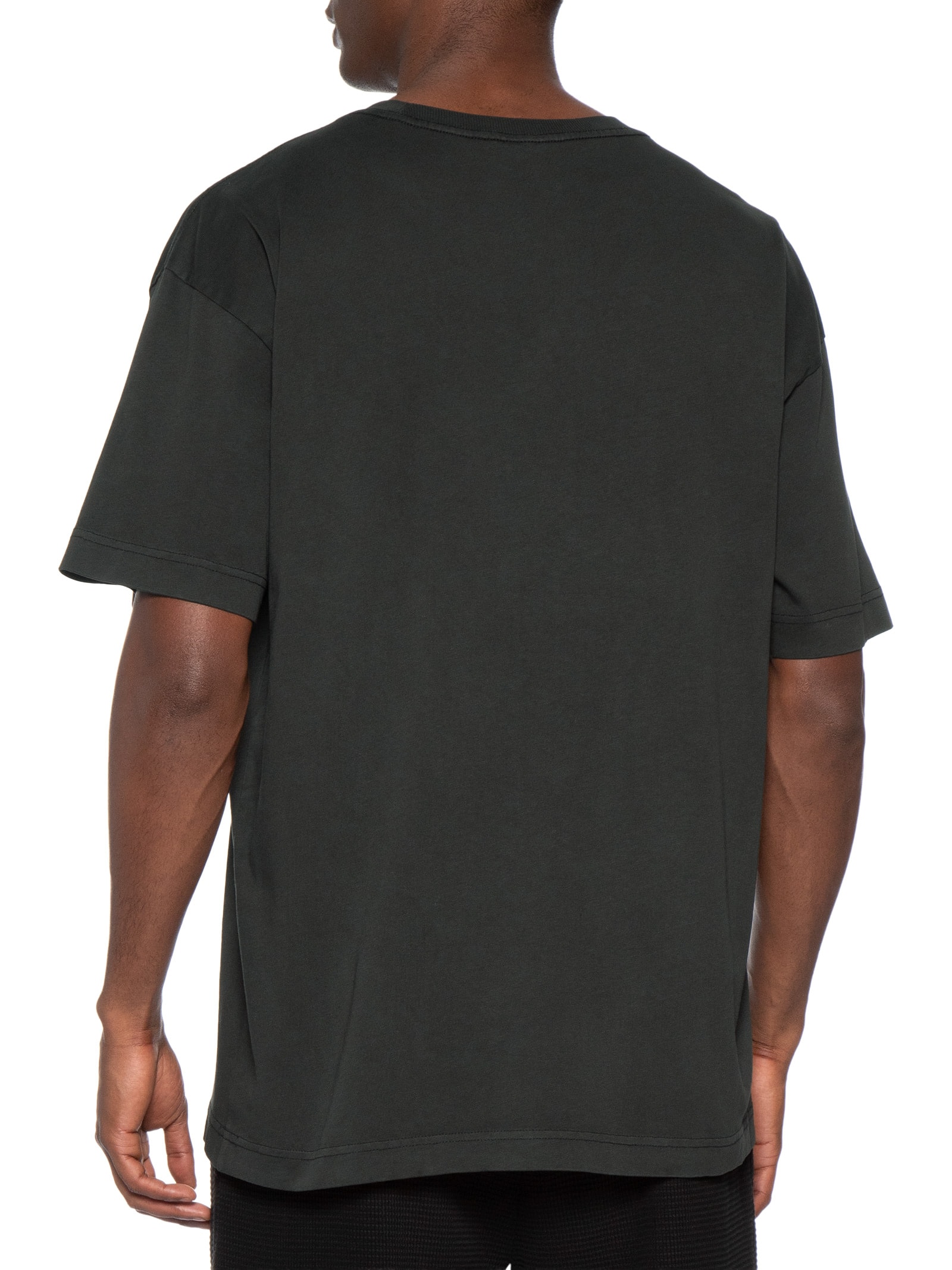 Camiseta Masculina Gola Careca Box Fit Preto Cotton On