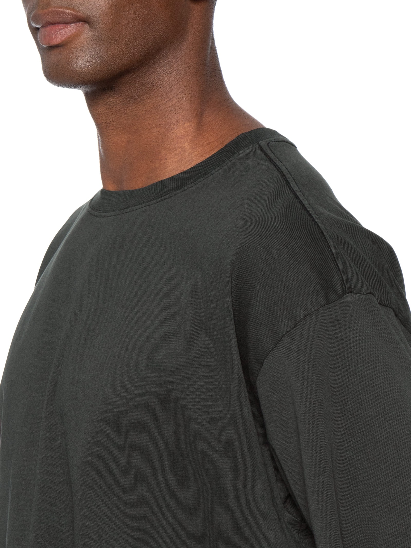 Camiseta Masculina Gola Careca Box Fit Preto Cotton On