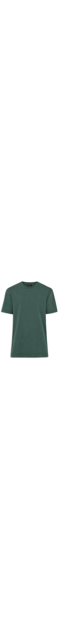 Camiseta Masculina Gola Careca Box Fit - Verde