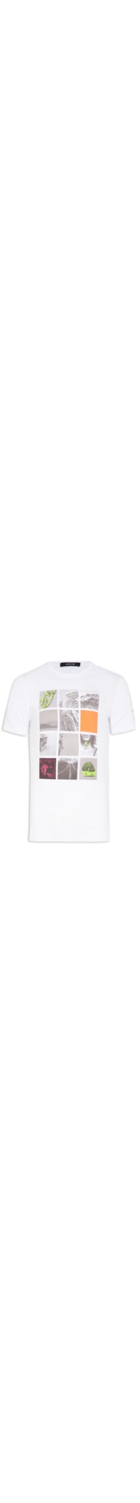 Camiseta Masculina Gola Careca - Branco