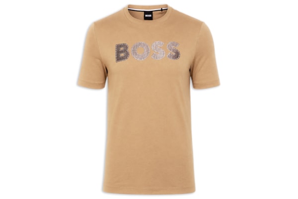 Camiseta Masculina Gola Careca C-Thompson 89 - Bege