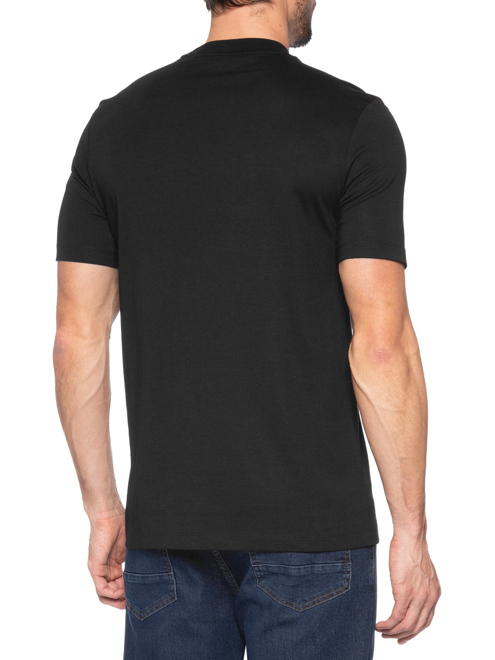 Camiseta Masculina Gola Careca C-Thompson 89 Preto Boss