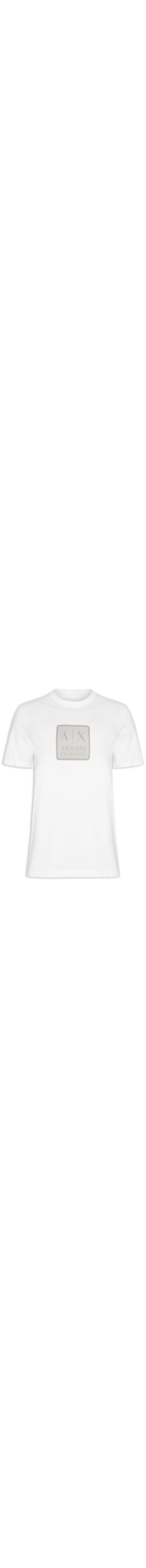 Camiseta Masculina Gola Careca Manga Curta - Off White