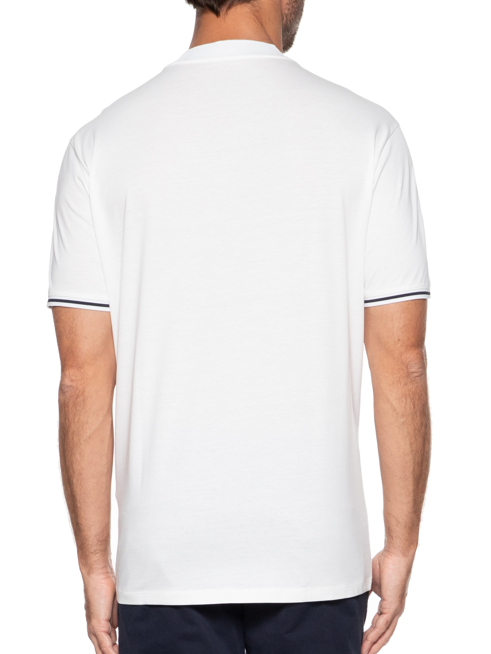Camiseta Masculina Gola Careca Manga Curta Off White Armani Exchange