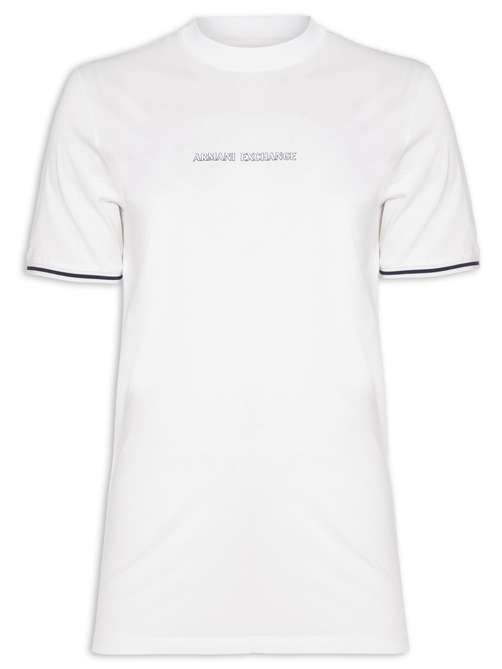 Camiseta Masculina Gola Careca Manga Curta Off White Armani Exchange