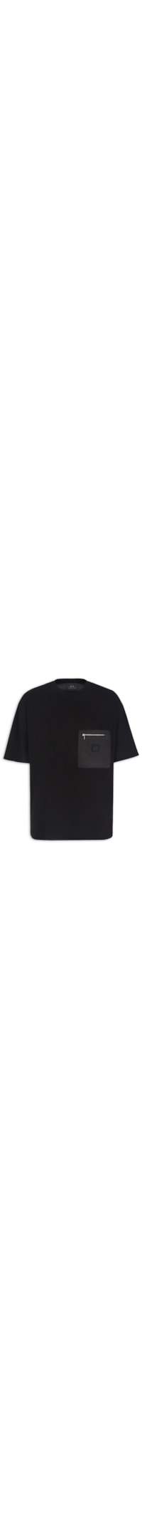 Camiseta Masculina Gola Careca Manga Curta - Preto