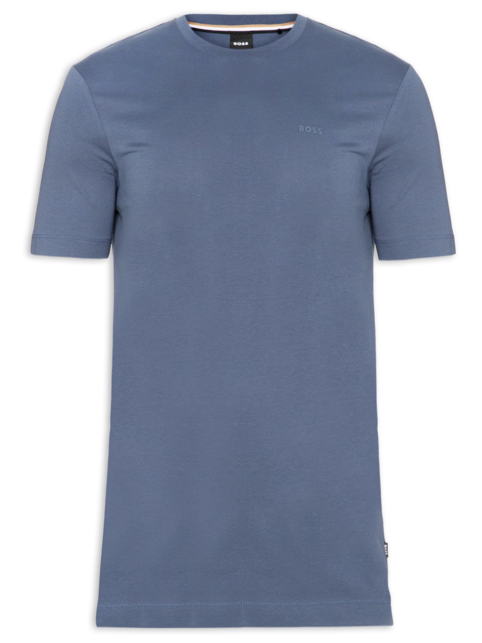 Camiseta Masculina Gola Careca Manga Curta Thompson 01 Azul Boss