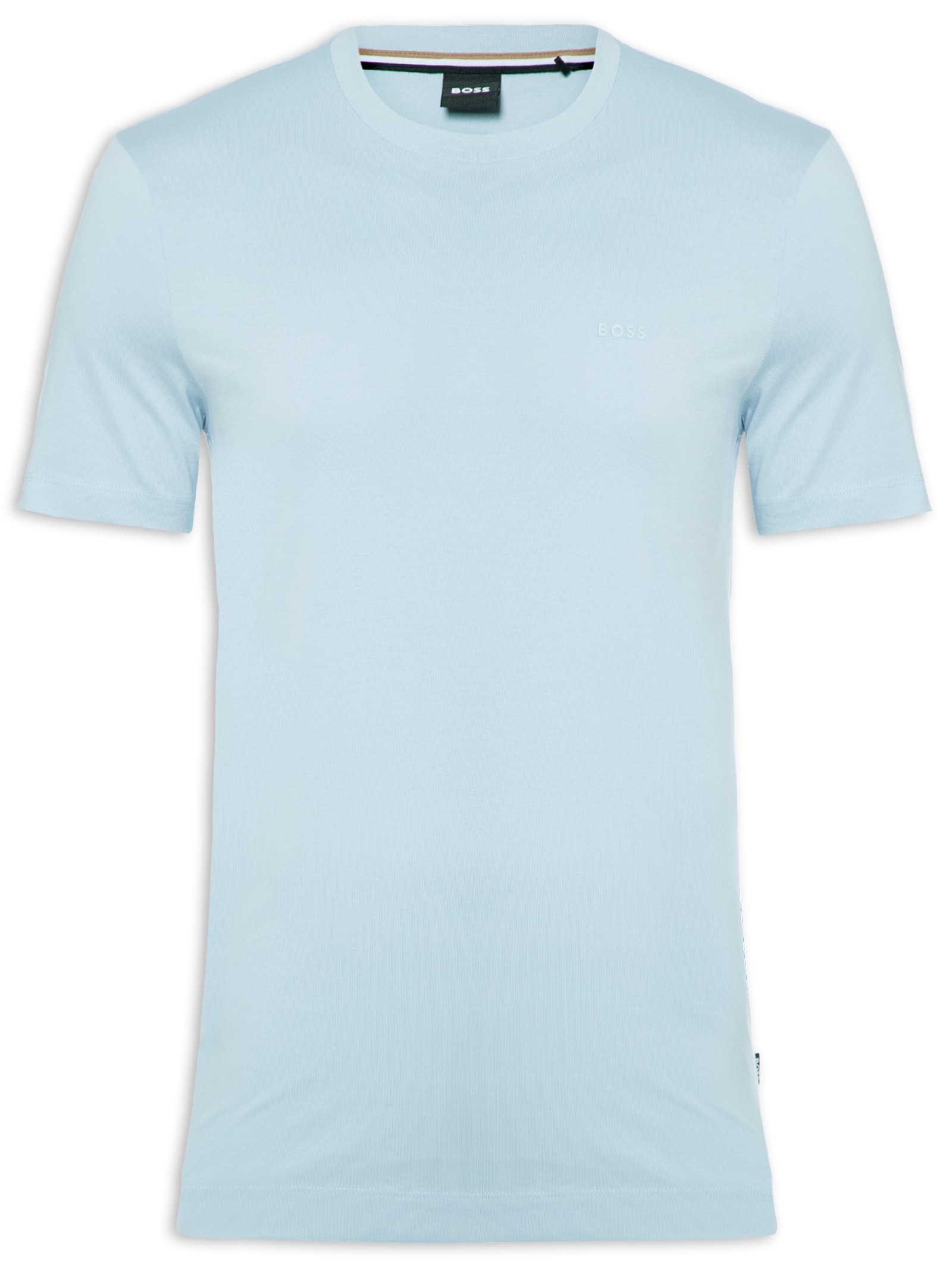 Camiseta Masculina Gola Careca Manga Curta Thompson 01 Bege Boss