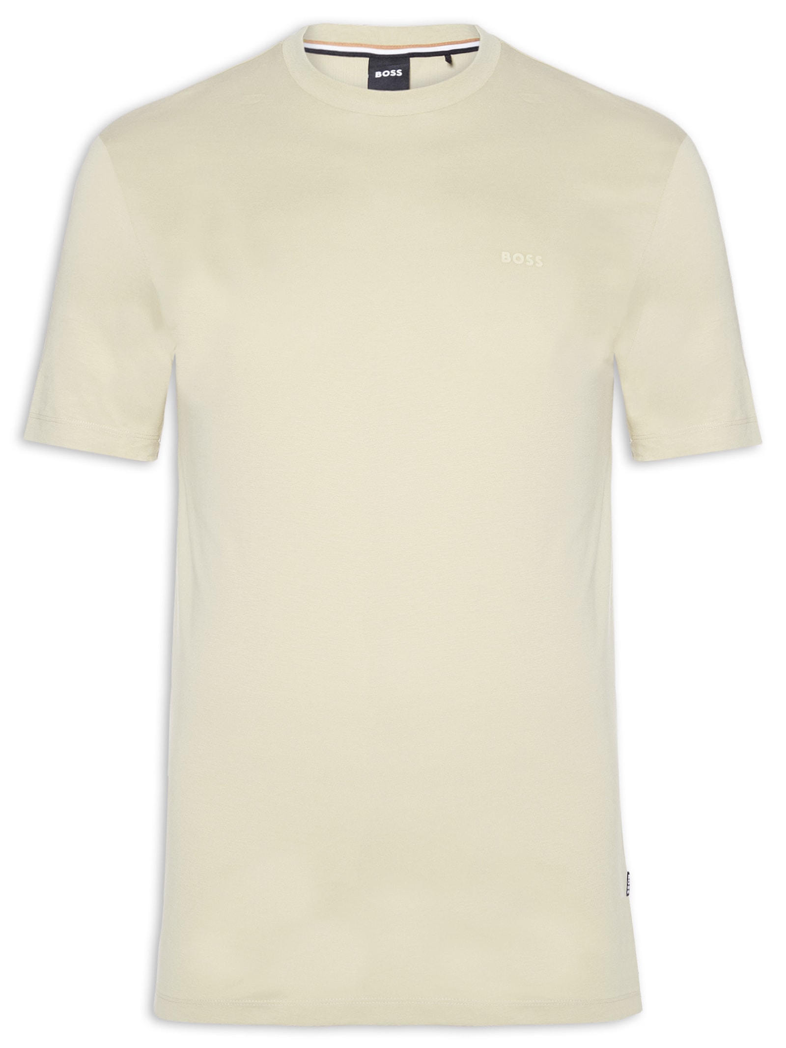 Camiseta Masculina Gola Careca Manga Curta Thompson 01 Bege Boss