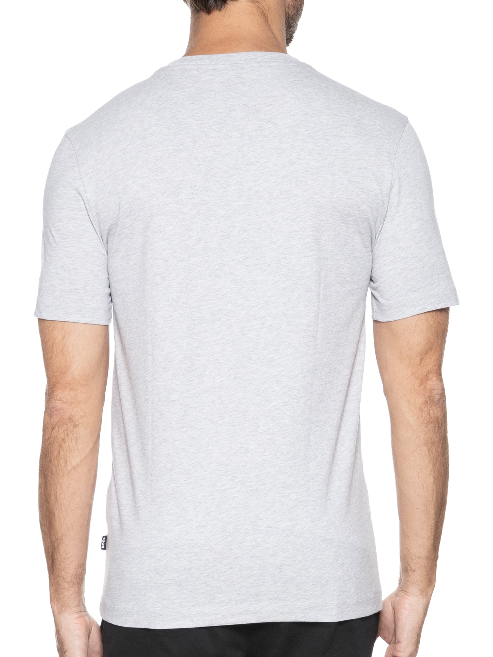 Camiseta Masculina Gola Careca Manga Curta Thompson 01 Bege Boss