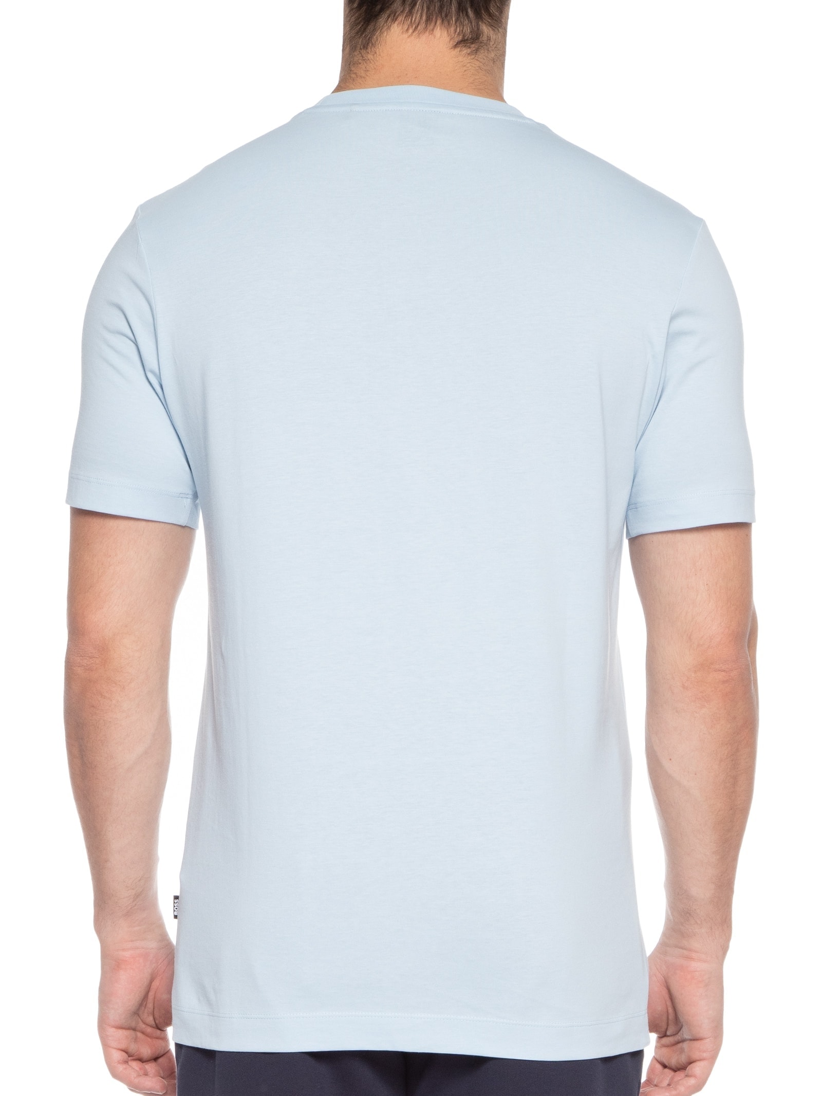 Camiseta Masculina Gola Careca Manga Curta Thompson 01 Bege Boss