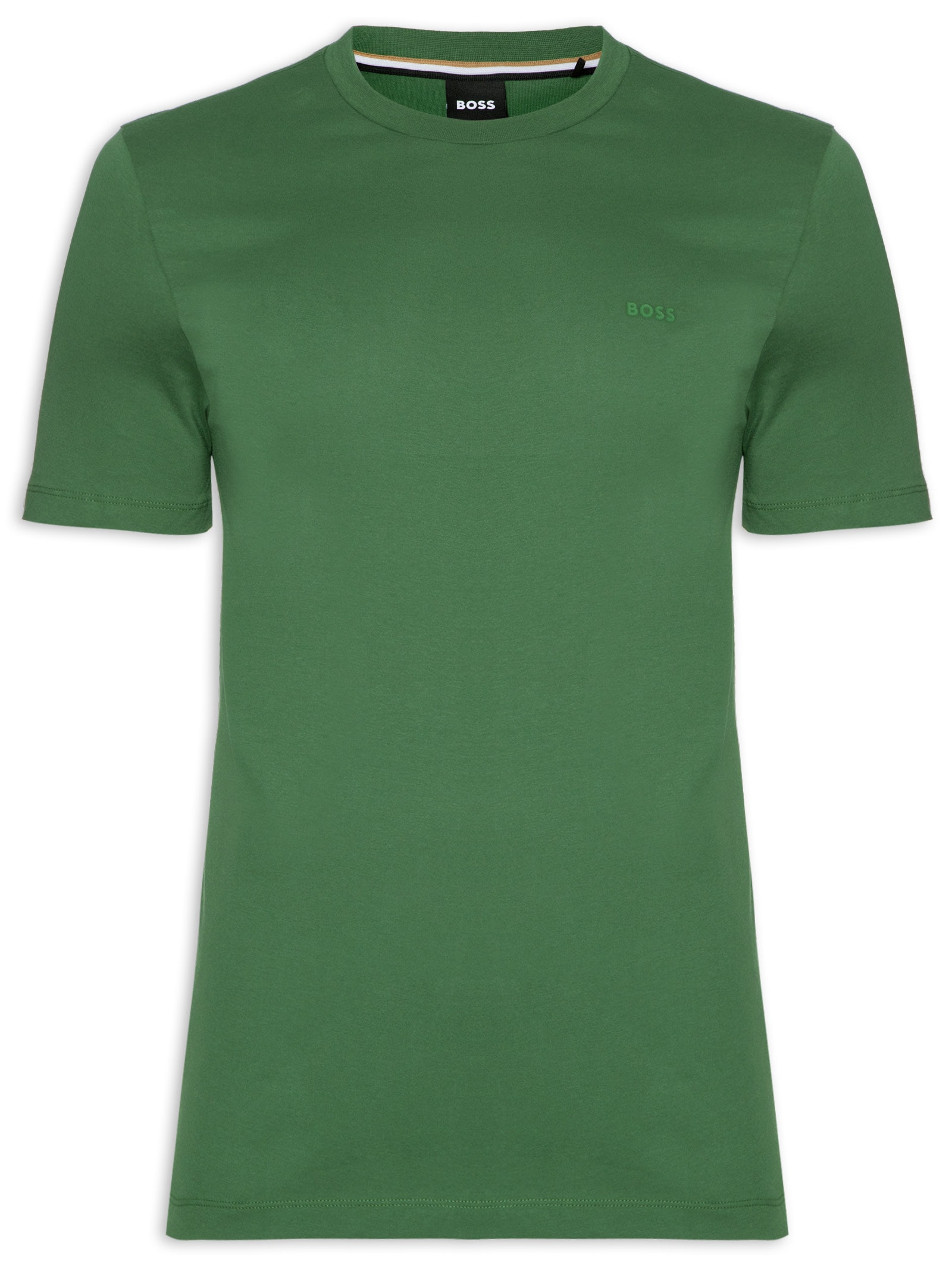 Camiseta Masculina Gola Careca Manga Curta Thompson 01 Verde Boss