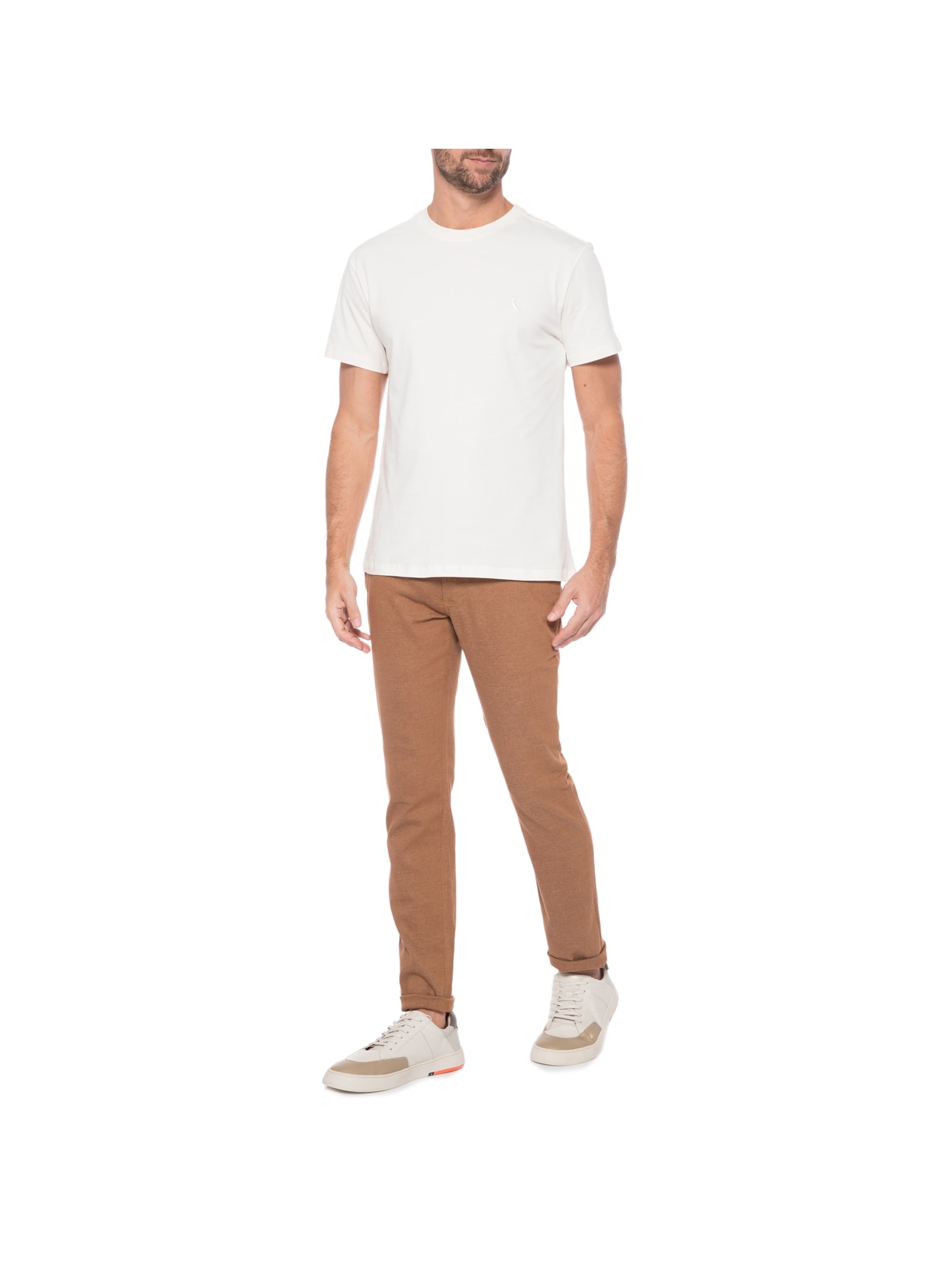 Camiseta Masculina Gola Careca Mc Off White Reserva