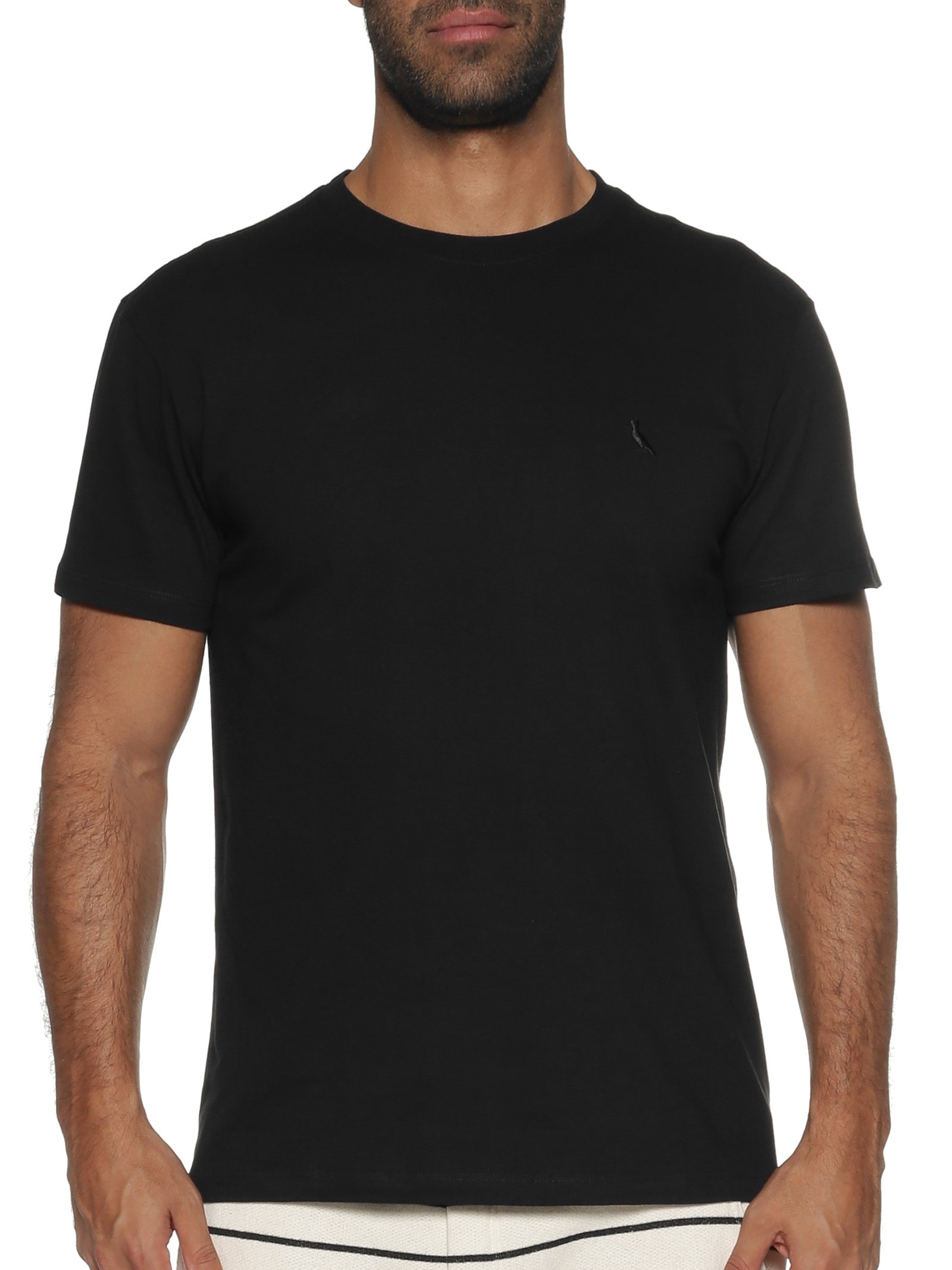Camiseta Masculina Gola Careca Mc Preto Reserva