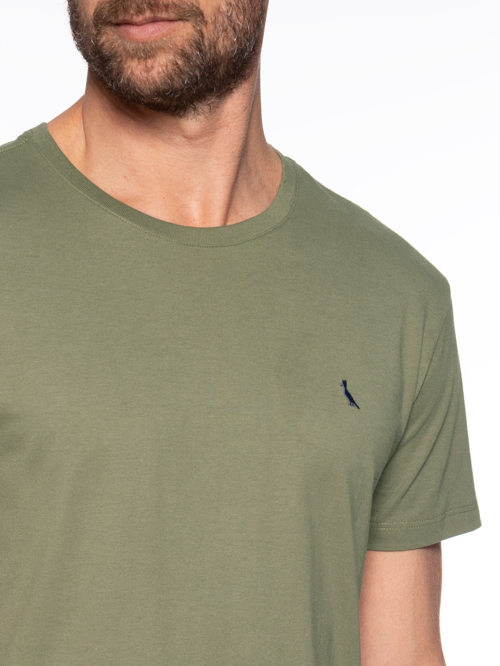 Camiseta Masculina Gola Careca Mc Verde Reserva