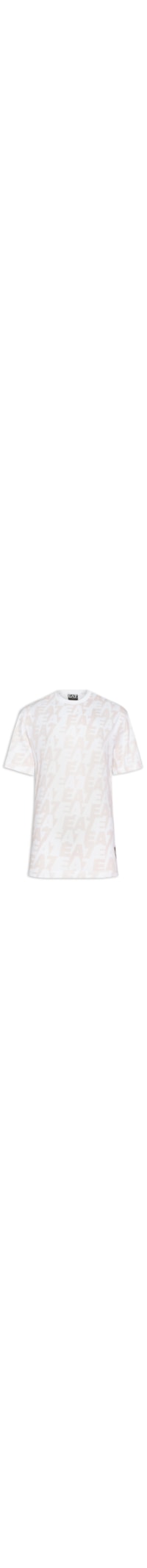 Camiseta Masculina Gola Careca Slim Fit - Branco