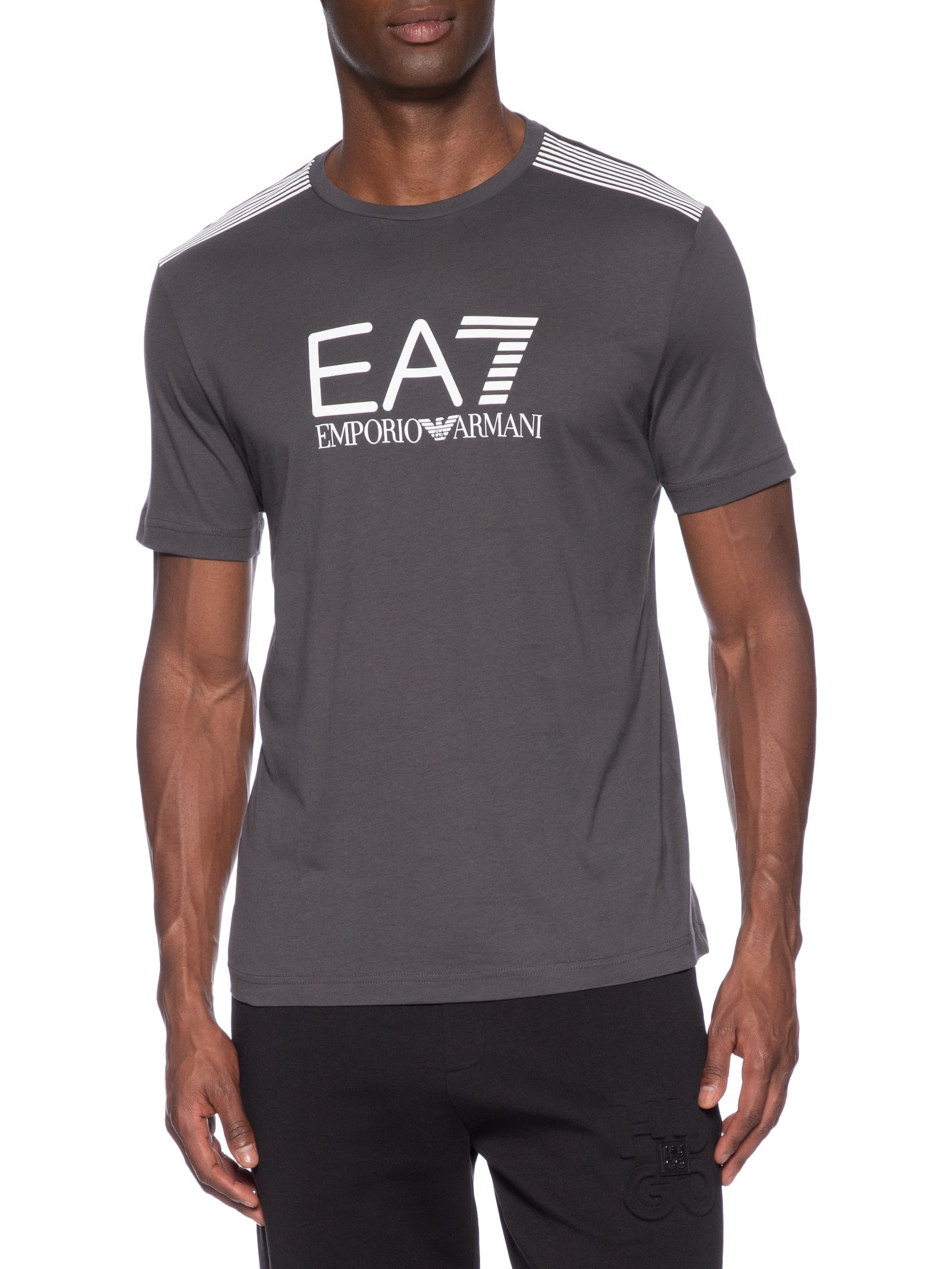 EA7 Empório Armani - Camiseta Masculina Gola Careca Slim Fit Train