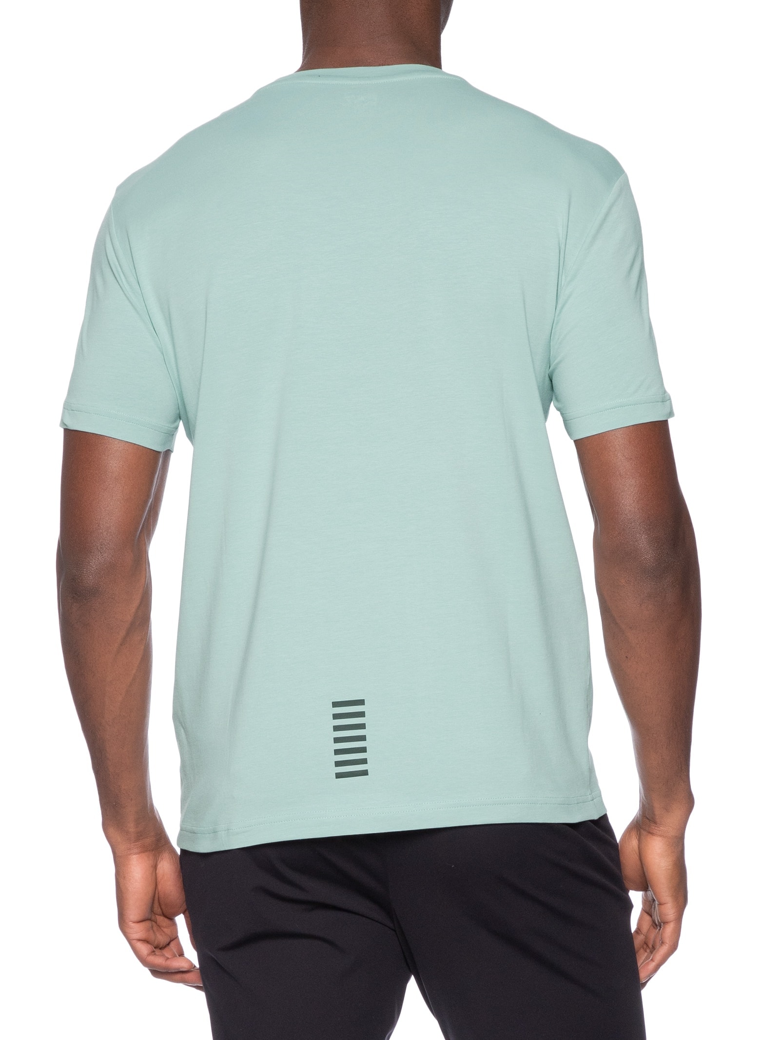 Camiseta Masculina Gola Careca Slim Fit Train Core Verde Ea7 Emporio Armani