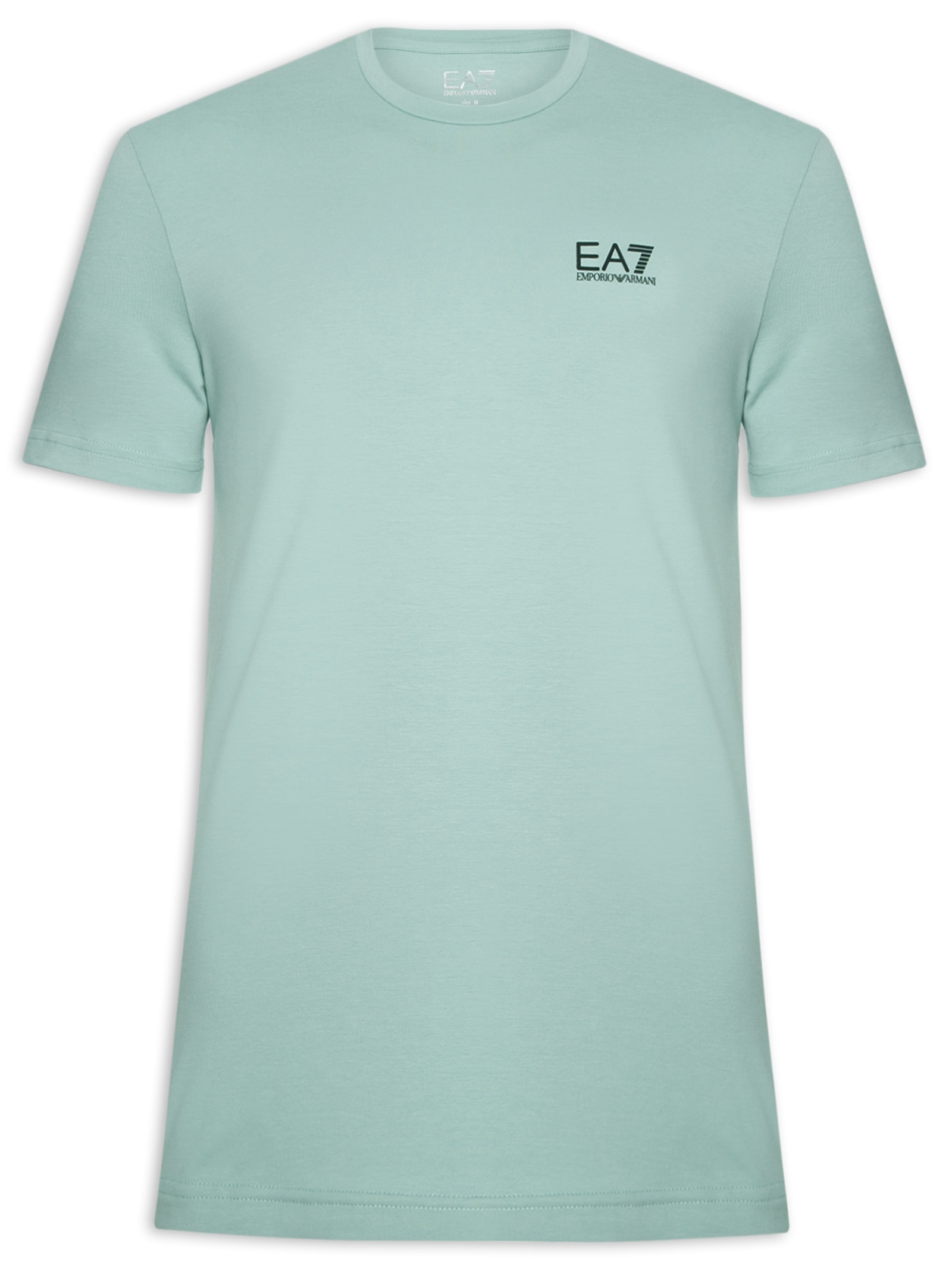 Camiseta Masculina Gola Careca Slim Fit Train Core Verde Ea7 Emporio Armani