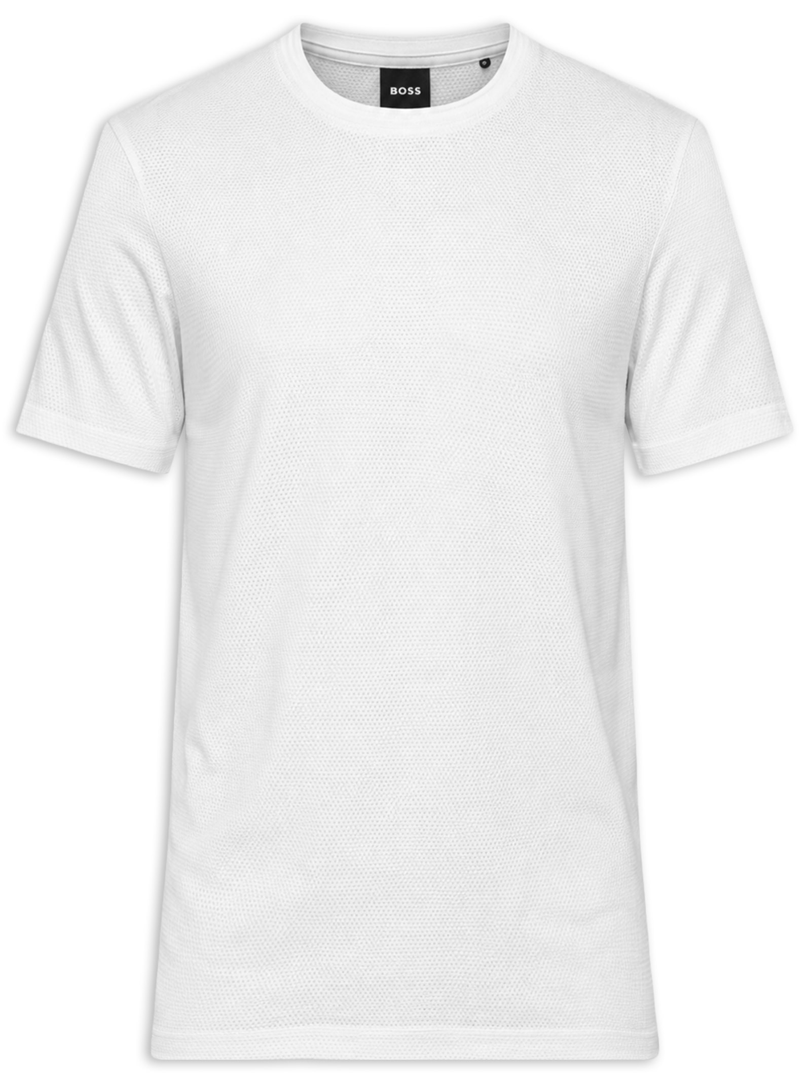 Camiseta Masculina Gola Careca Tiburt Branco Boss
