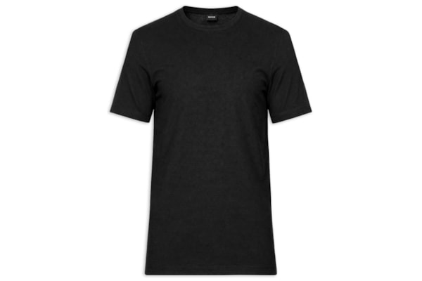 Camiseta Masculina Gola Careca Tiburt - Preto