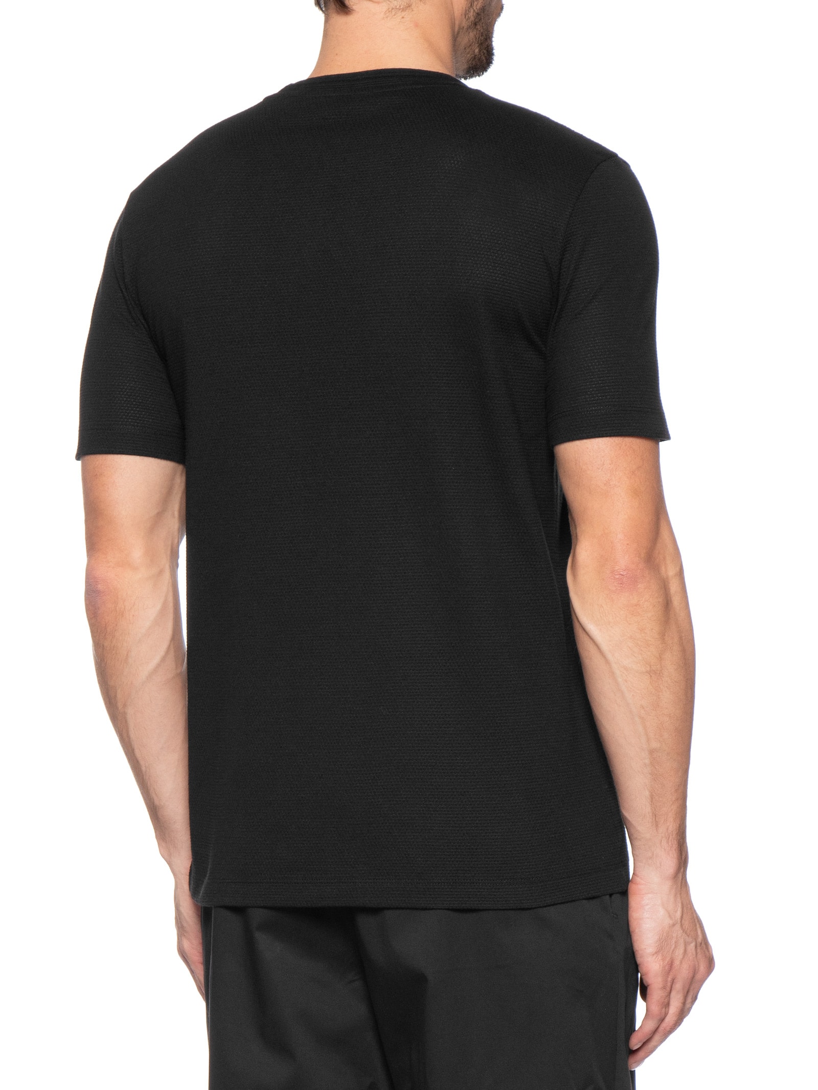 Camiseta Masculina Gola Careca Tiburt Preto Boss