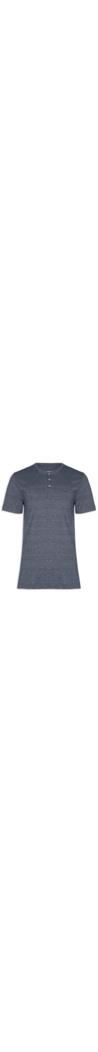 Camiseta Masculina Gola Portuguesa Mouline - Azul