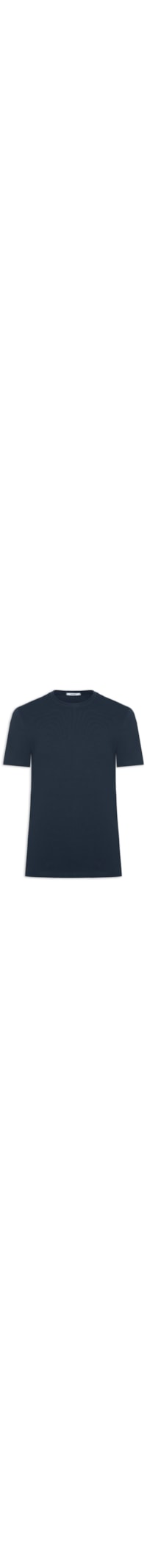 Camiseta Masculina Gola Redonda - Azul