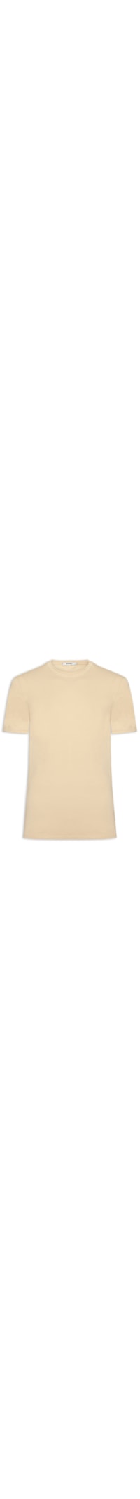 Camiseta Masculina Gola Redonda - Bege