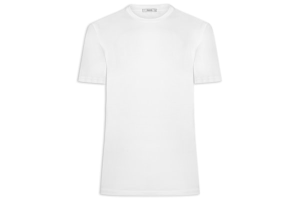 Camiseta Masculina Gola Redonda - Branco