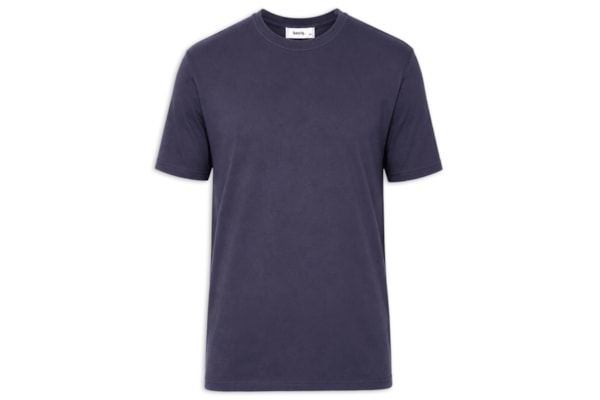 Camiseta Masculina Gola Redonda Manga Curta - Azul