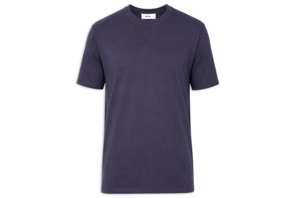 Camiseta Masculina Gola Redonda Manga Curta - Azul