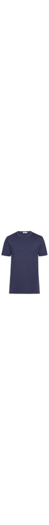 Camiseta Masculina Gola Redonda Manga Curta - Azul