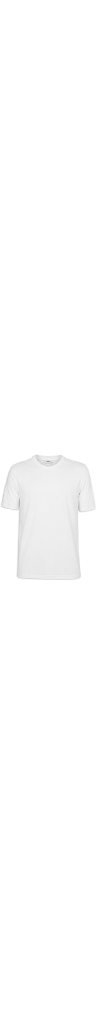 Camiseta Masculina Gola Redonda Manga Curta - Branco