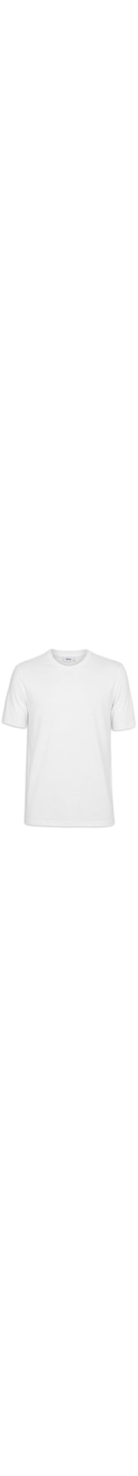 Camiseta Masculina Gola Redonda Manga Curta - Branco