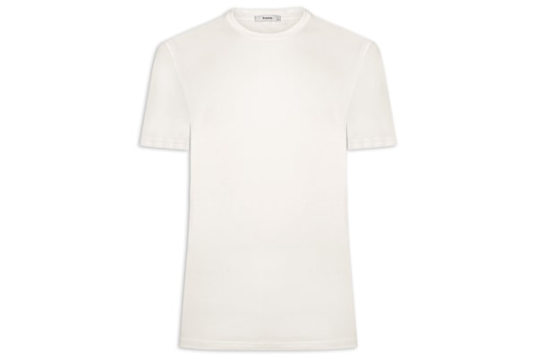 Camiseta Masculina Gola Redonda - Off White