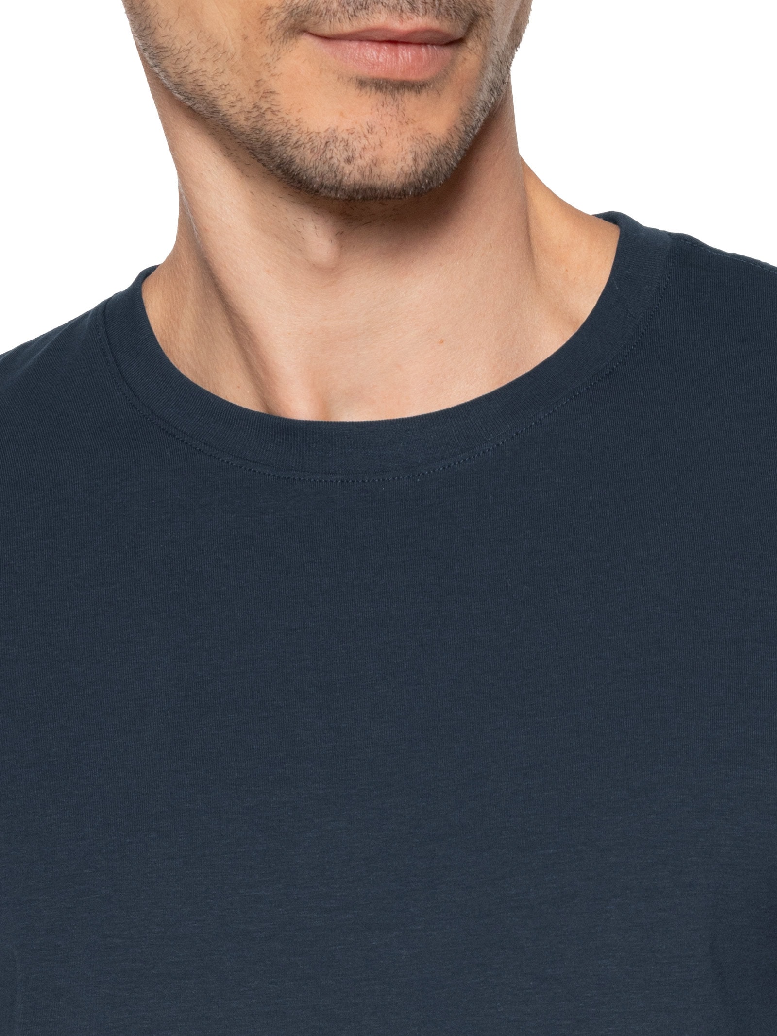 Camiseta Masculina Gola Redonda Preto Basiq Men