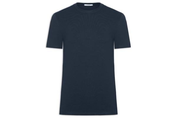 Camiseta Masculina Gola Redonda - Preto