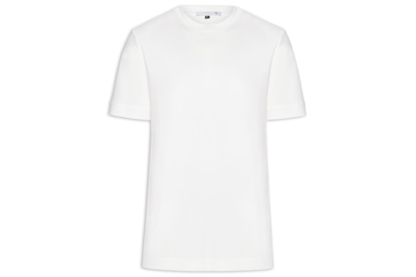 Camiseta Masculina Gola Redonda Reforçada - Branco