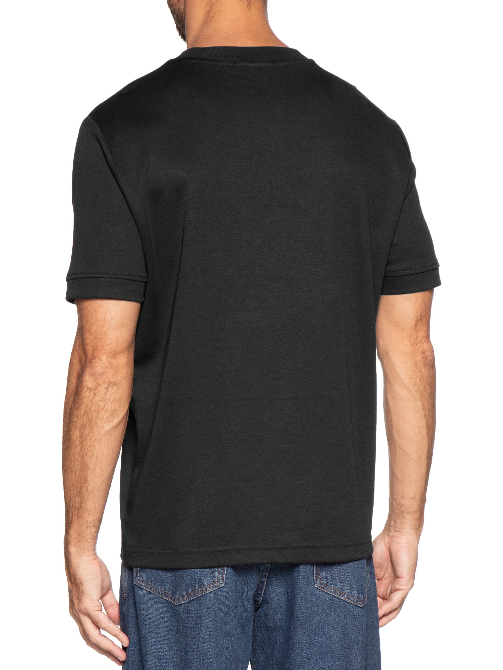 Camiseta Masculina Gola Redonda Reforçada – Preto '2 Essential