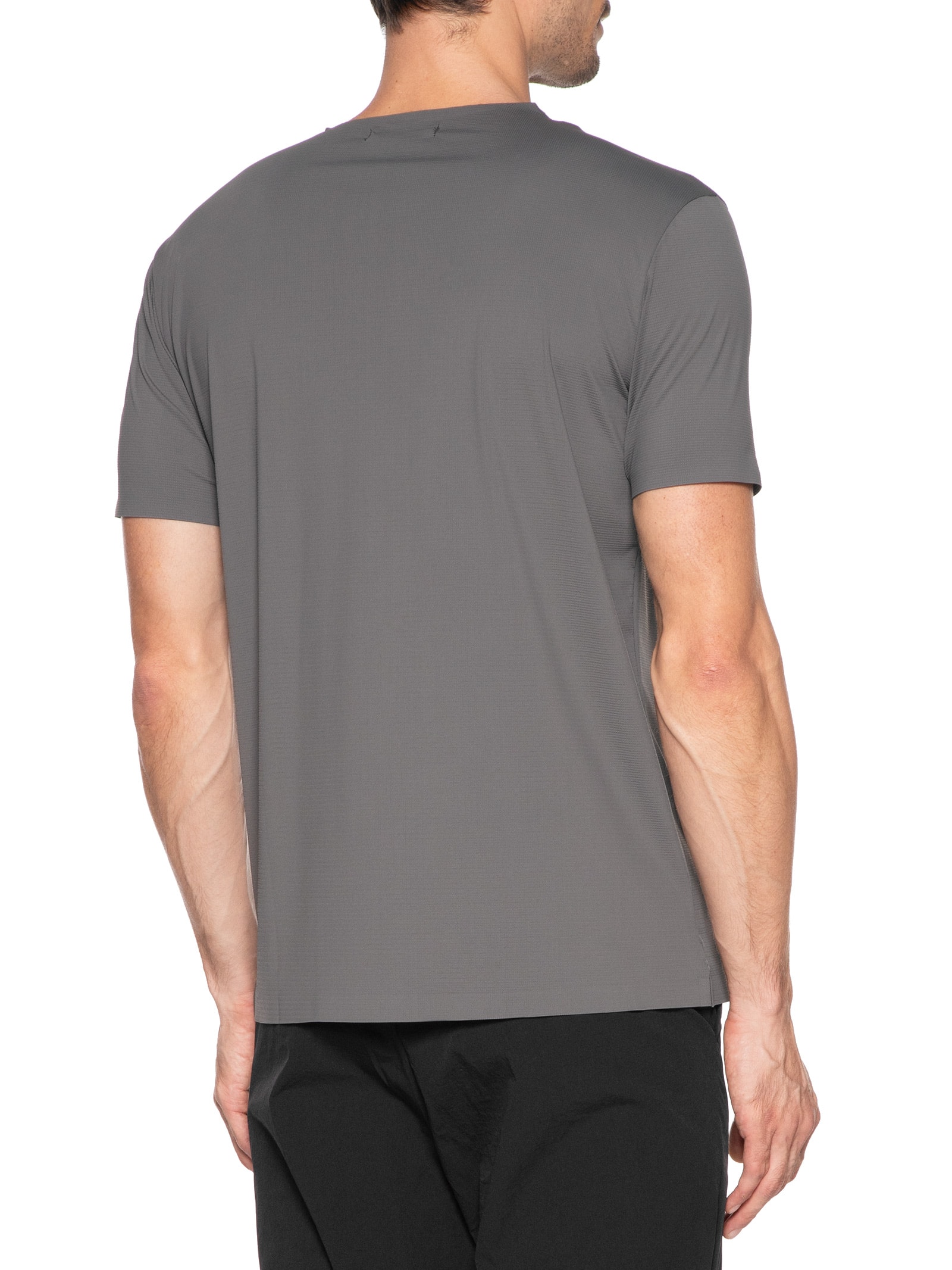 Camiseta Masculina Gola Redonda Tecnologia Caimento Perfeito Cinza '2 Essential