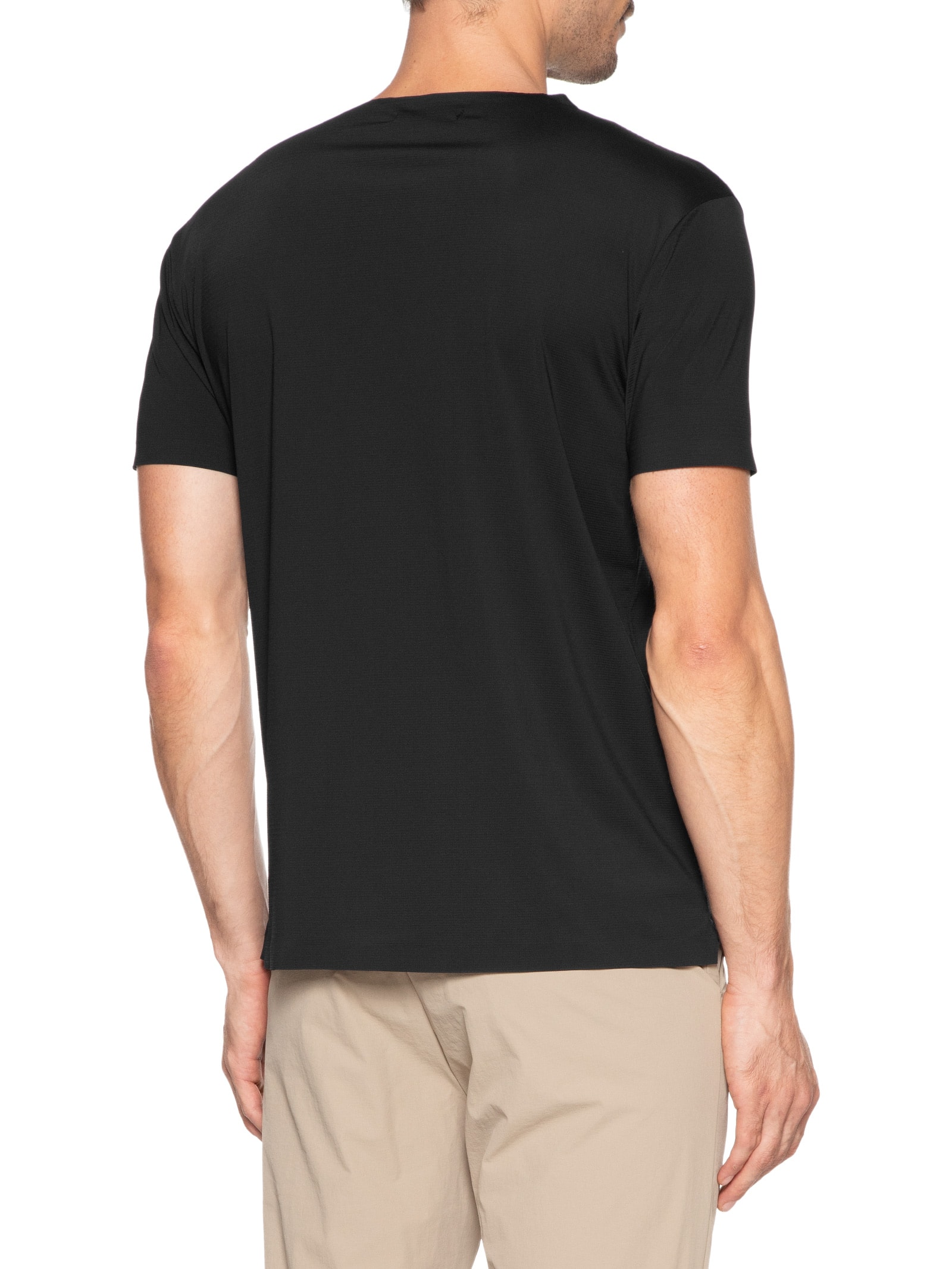 Camiseta Masculina Gola Redonda Tecnologia Caimento Perfeito Preto '2 Essential