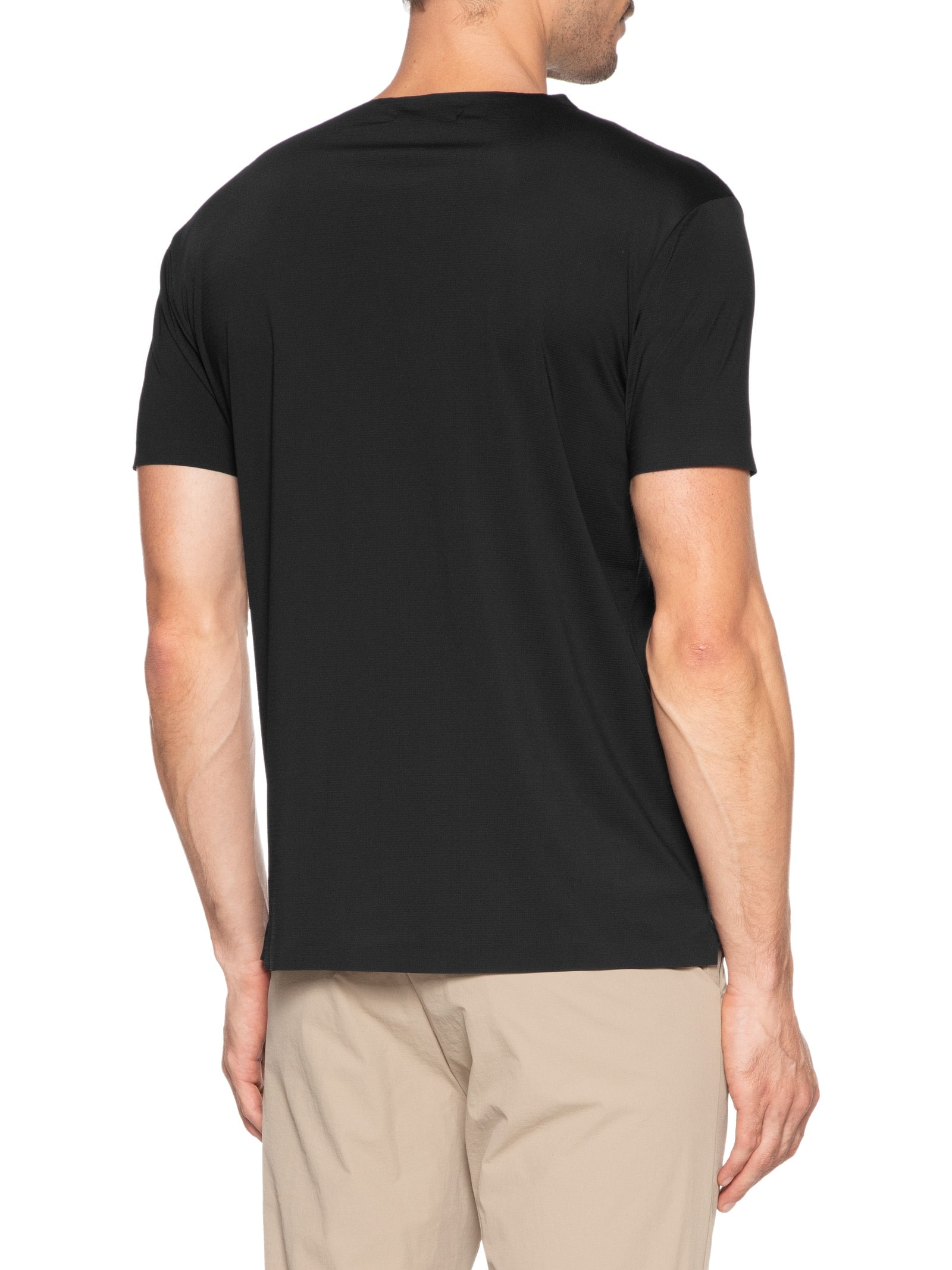 Camiseta Masculina Gola Redonda Tecnologia Caimento Perfeito Preto '2 Essential