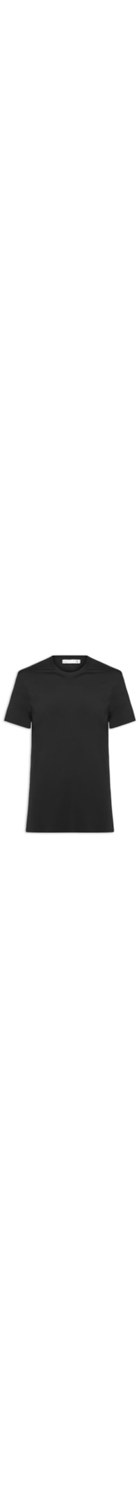 Camiseta Masculina Gola Redonda Tecnologia Caimento Perfeito - Preto