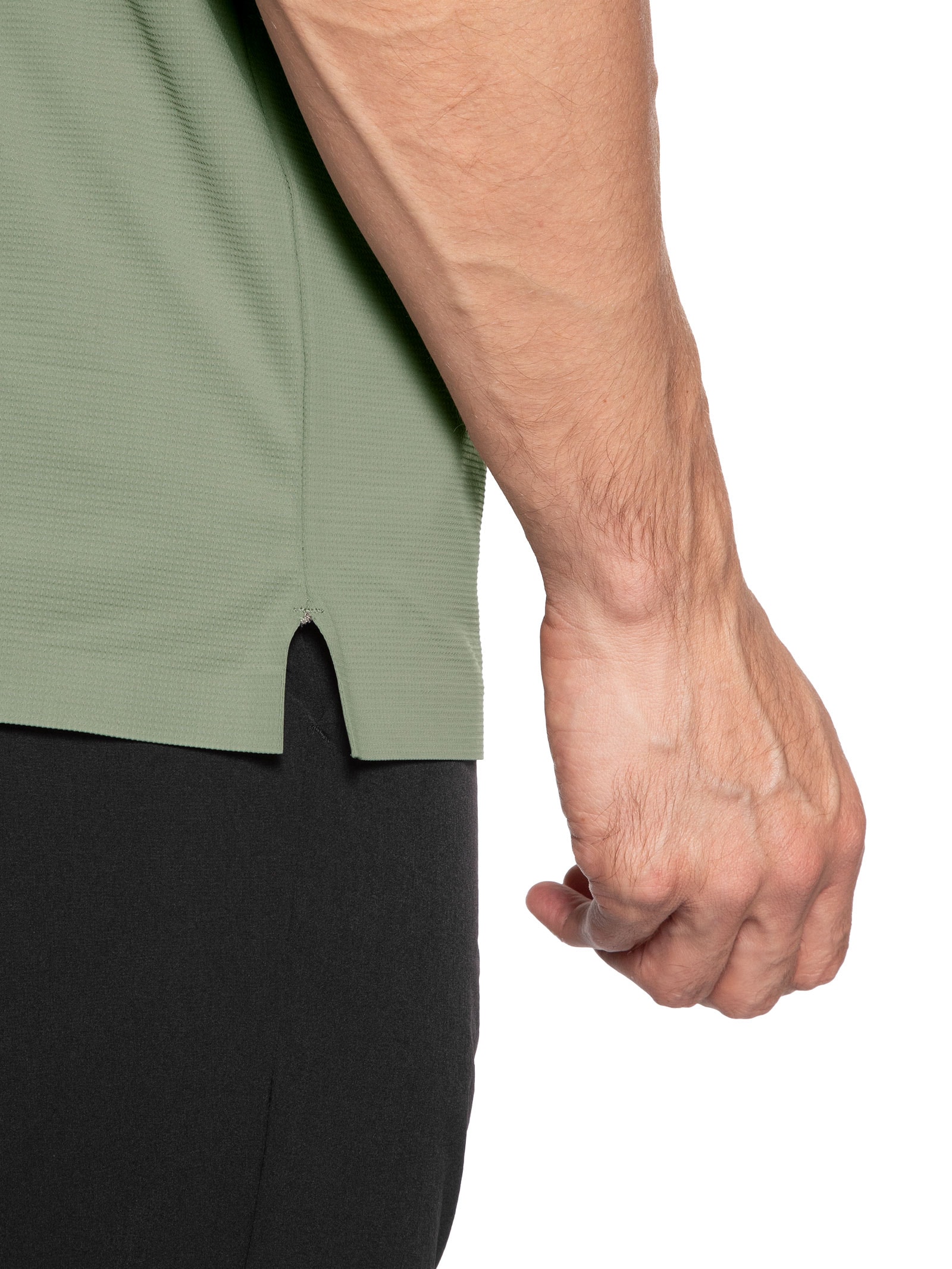 Camiseta Masculina Gola Redonda Tecnologia Caimento Perfeito Verde '2 Essential