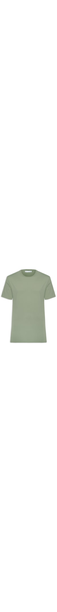 Camiseta Masculina Gola Redonda Tecnologia Caimento Perfeito - Verde