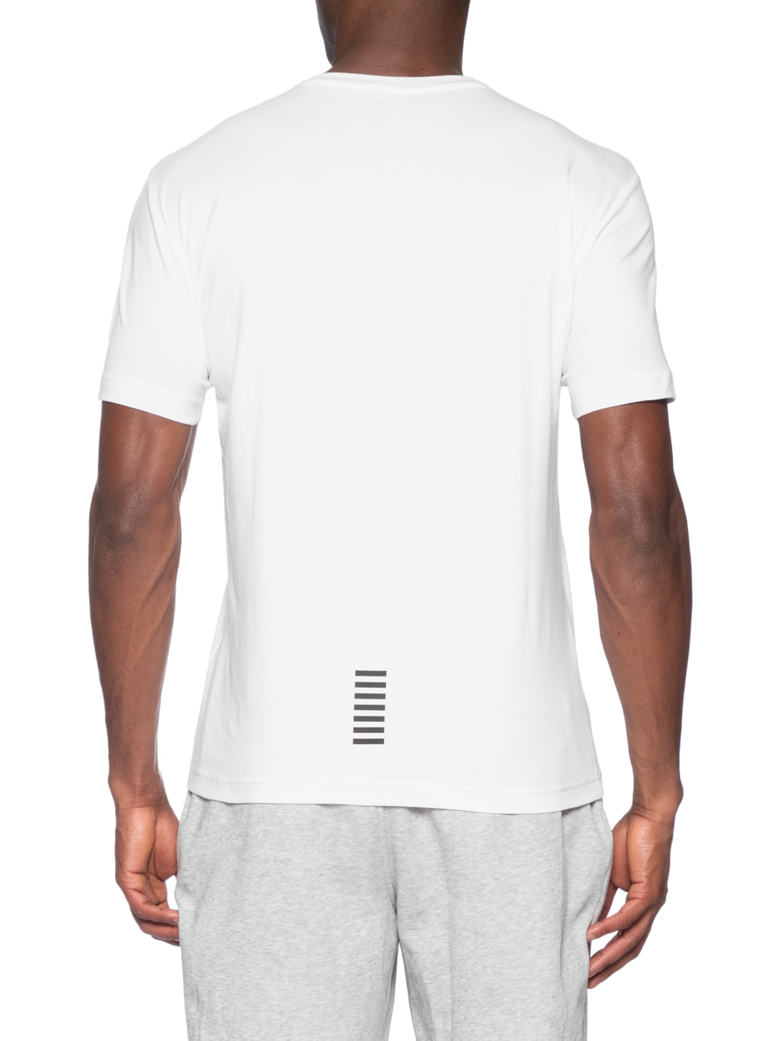 Camiseta Masculina Gola V Train Core Branco Ea7 Emporio Armani
